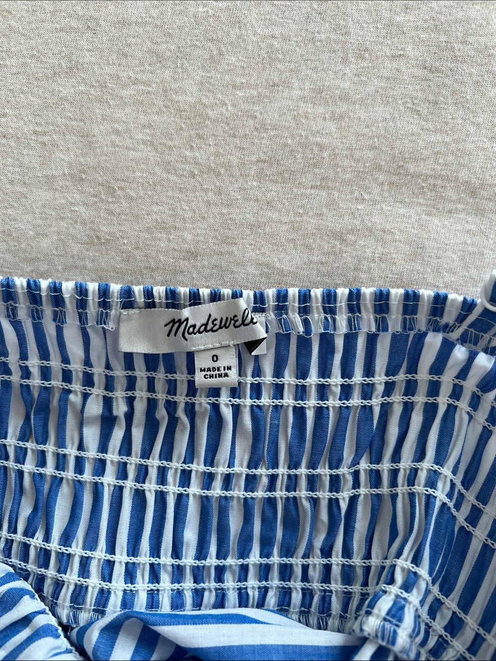 Madewell Blue & White Striped Maxi Sundress - Picture 5 of 5